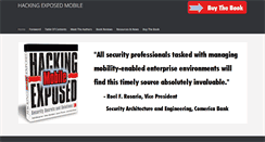 Desktop Screenshot of mobilehackingexposed.com