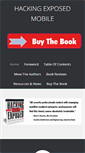 Mobile Screenshot of mobilehackingexposed.com