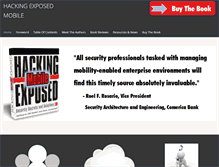 Tablet Screenshot of mobilehackingexposed.com
